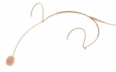 ヘッドセットマイク 　ベージュ単一指向性