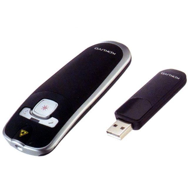 ワイヤレスクリッカー＆レッドレーザーポインター