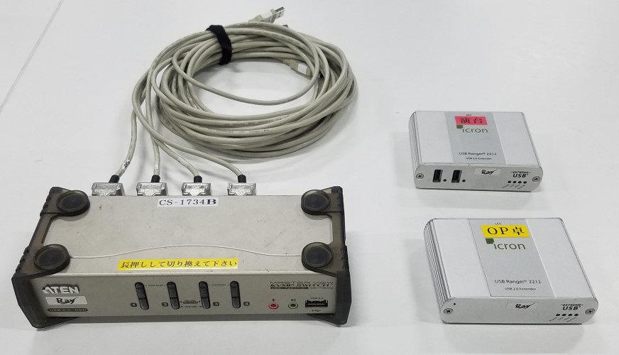 リモートプレゼンセット(4port KVM-SW+USB Extender)