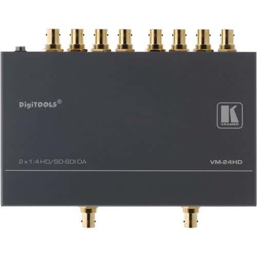 HD/SD-SDI信号分配増幅器 (2ch4分配)